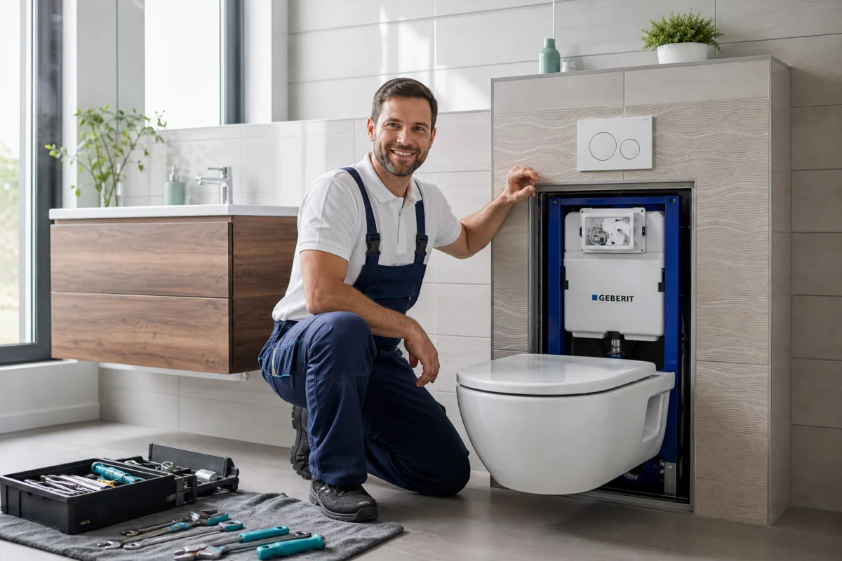 installateur wc suspendu