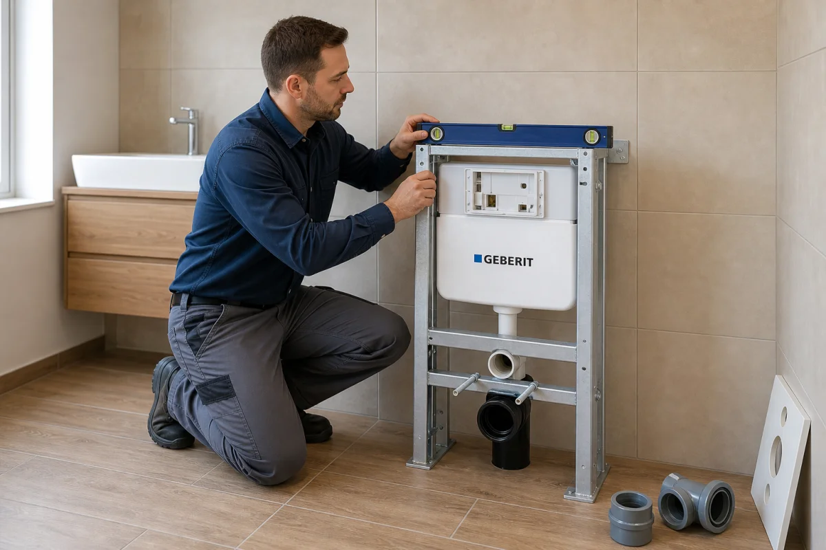 installateur wc suspendu