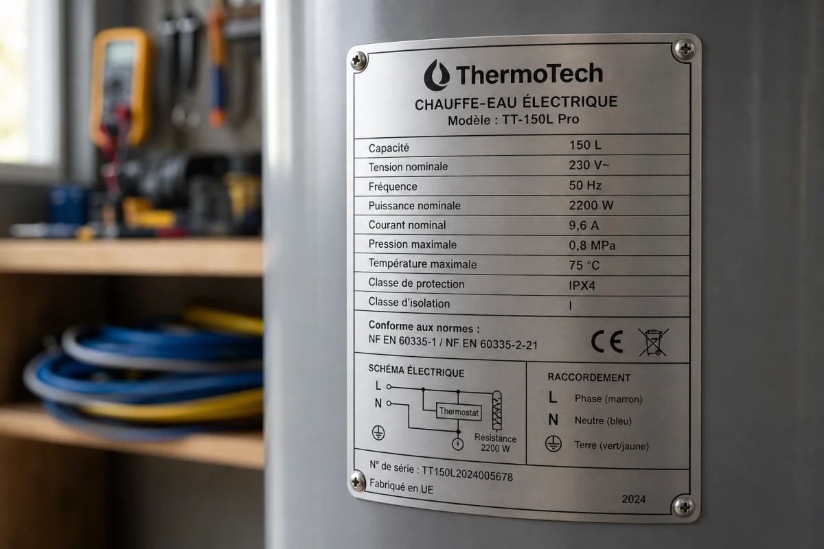 branchement chauffe eau 380v en 220v