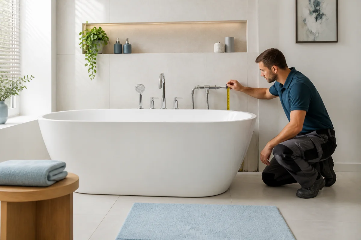 hauteur arrivée d'eau baignoire