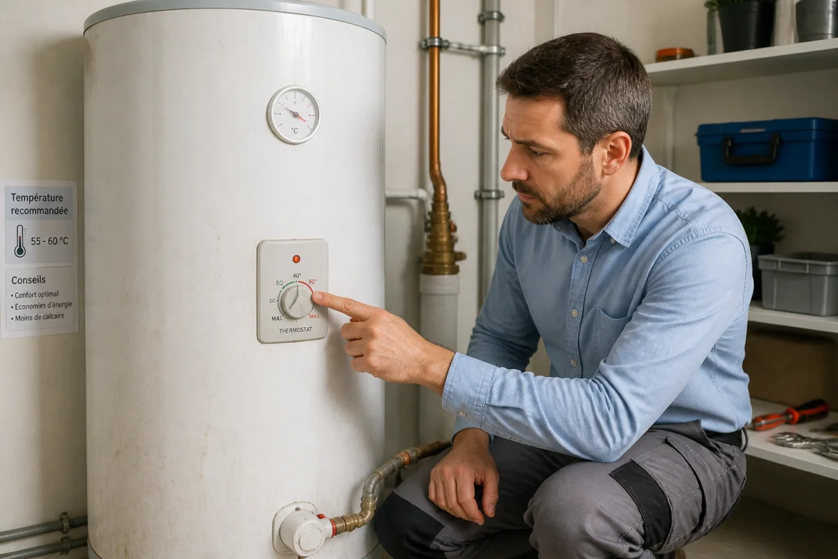 Réglage thermostat chauffe eau et confort thermique à la maison