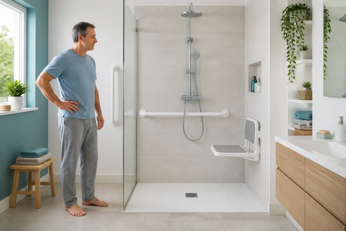 Installer une douche accessible dans de bonnes conditions