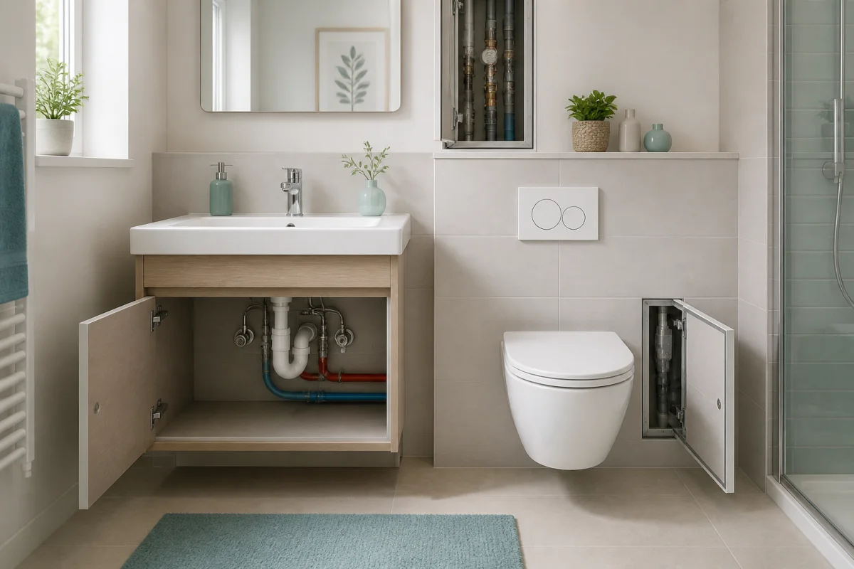 Comment cacher des tuyaux de plomberie sans gros travaux