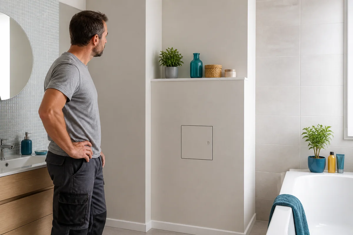 Comment cacher des tuyaux de plomberie sans gros travaux