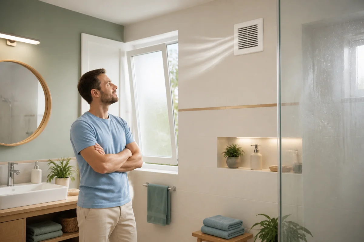 Réduire l’humidité dans la salle de bain avec des solutions simples et durables
